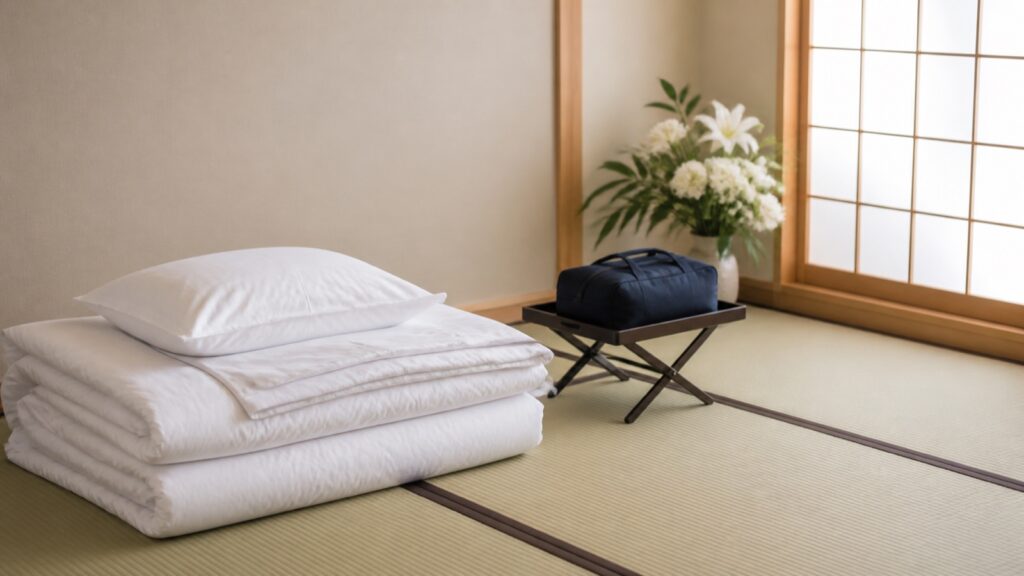 お葬式で宿泊は出来ますか？泊まる人の役割などについての内容を表したイメージ画像