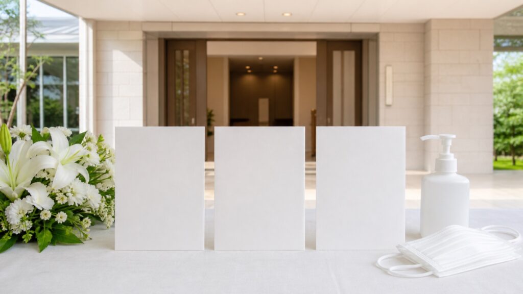 感染症で亡くなった場合の葬儀｜面会・搬送・火葬の確認の内容を表したイメージ画像