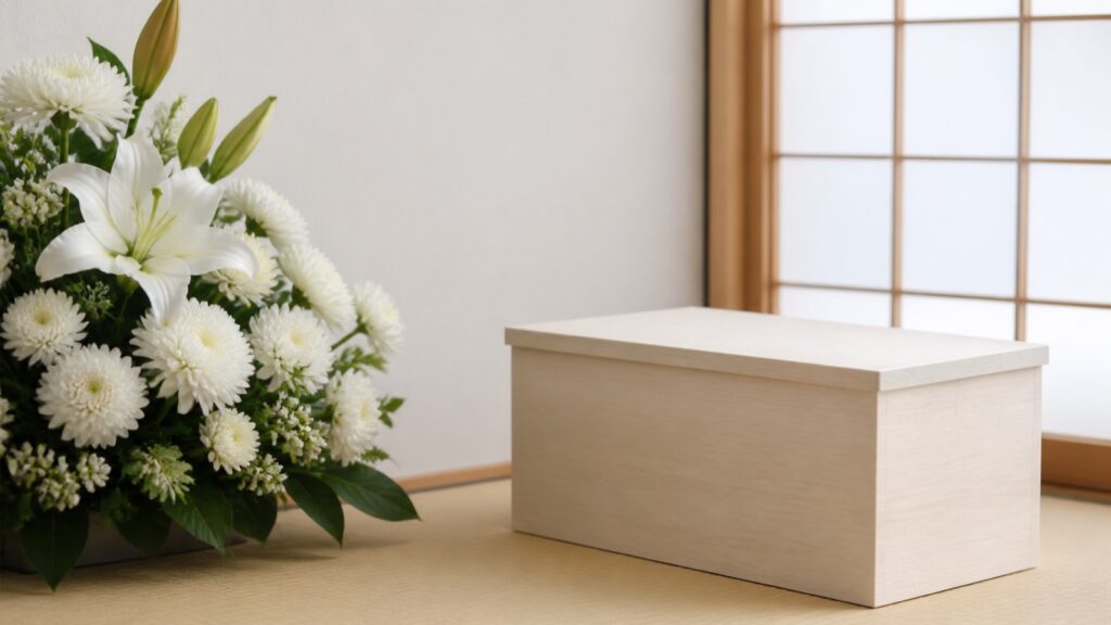 葬儀におけるお骨上げ（収骨）の意味や注意点についての内容を表したイメージ画像